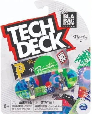 Produktbild von FINGERBOARD TECHDECK PRIMITIVE LEMOS - grün - universal