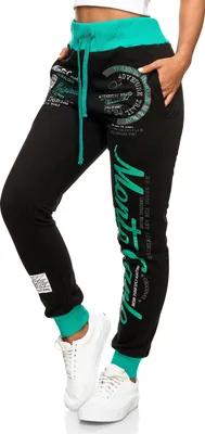 Produktbild von Damen Jogging-HOSE | Monte Carlo 592 Schwarz/Mint XXL