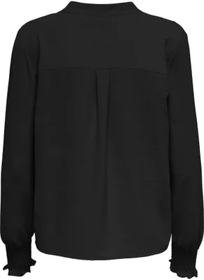 Produktbild von ONLY ONLMETTE V-NECK LS SMOCK TOP NOOS W Black M