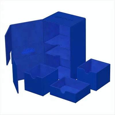 Produktbild von Ultimate Guard Twin Flip`n`Tray 200+ XenoSkin Monocolor Blau