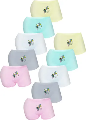 Produktbild von 10er Set Mädchen Pantys Boxershorts - Herz