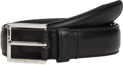 Obrázek produktu pro Pánský kožený pásek Tommy Hilfiger, model Hudson, šířka 3,0 cm, barva černá, délka 95 cm