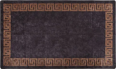 Obrázok produktu pre Prateľný koberec 190x300 cm čierno-zlatý