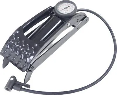 Produktbild von TrendLine Fußluftpumpe Ein-Zylinder mit Manometer bis 11 bar