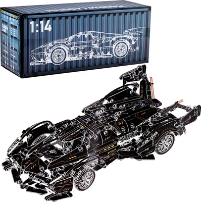 Immagine prodotto di Set Costruzioni Auto 1000 Pezzi - Modello Rainbow Laser 1:14