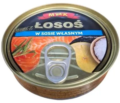 Zdjęcie produktu dla Łosoś W Sosie Własnym 160G Mk