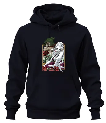 Zdjęcie produktu dla Kimetsu no Yaiba Daki Gyutaro Demons Anime Gift Manga Uni  Bluza z kapturem, Granatowy, 3XL