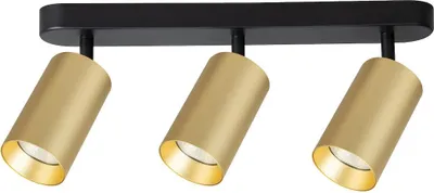 Zdjęcie produktu dla Reflektor sufitowy Milagro PIPE SPOT Gold 3xGU10