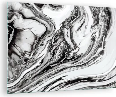 Produktbild von Bilder auf glas - Abstraktion modern - 70x50cm - Glasbilder - Wandbilder - Kunstdruck - zum Aufhängen bereit - Wanddekoration aus Glas - Glas Bilder - Wandbild auf Glas - Einteilig - GAA70x50-4083