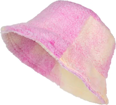 Produktbild von styleBREAKER Damen Fischerhut in Teddyfell im Ombré Look, warmer Bucket Hat Herbst Winter, Farbverlauf Muster Bunt 04025038