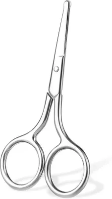 Produktbild von Professionelle Schere aus Edelstahl – 10 cm Schere für Augenbrauen, Nasenhaare, Wimpern und Schnurrbart
