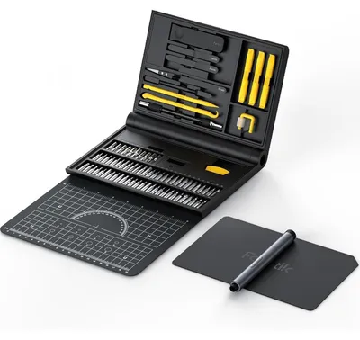 Produktbild von Präzisions-Schraubendreher-Set mit 64 Bits, 12 Werkzeugen, 2 Drehmoment-Einstellungen, max. 3 N.m