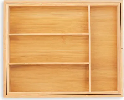 Image de Range-couverts extensible en bambou, RD48098