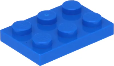 Zdjęcie produktu dla Lego® 2x3 płytki 3021 - 1 sztuka niebieska