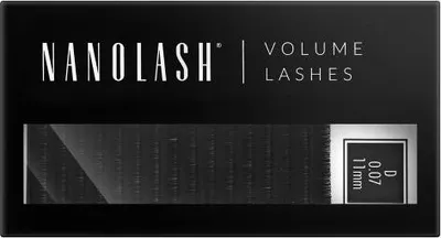 Zdjęcie produktu dla Nanolash Volume Lashes 0.07 D sztuczne rzęsy 11 mm