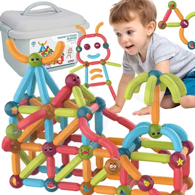 Obrázek produktu pro Woopie magnetické vzdělávací stavebnice 128 ks.