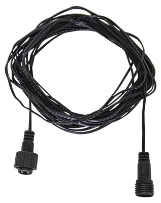 Produktbild von Verlängerungskabel für Lichterketten in ultra-warmweiß und kaltweiß - 10 Meter - schwarz - für Außen