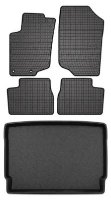Immagine prodotto di Tappetini gomma SolidPRO + bagagliaio per Peugeot 207 2006-2012 5 pezzi