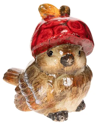 Produktbild von Dekofigur Vogel für Herbstdekoration aus Keramik