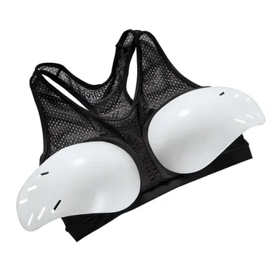 Produktbild von PUNOK Cool Guard Einlagen – Flexibler Brustschutz für Damen Sport BH Weiß S