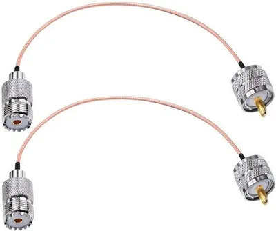 Produktbild von CB-Radio-Kabelset 50 ohm 8 Zoll Pigtail SO239/PL259