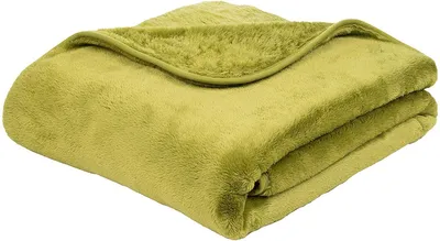 Produktbild von Gözze Kuscheldecke Cashmere-Feeling Premium 130 x 170 cm limonegrün (80)