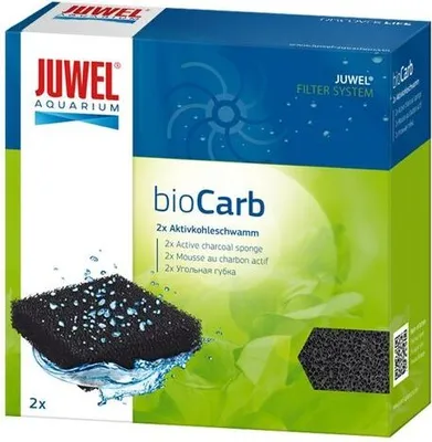 Produktbild von Juwel bioCarb M 6er Pack Kohleschwamm gegen Gerüche Trübstoffe toxische Verbindungen