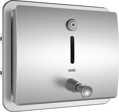 Produktbild von KWC AR Seifenspender, STRATOS, Edelstahl,  Unterputz, 211x181x159 mm