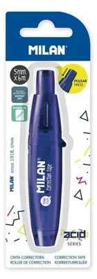 Obrázek produktu pro Korektor w taśmie mini ACID 1 sztuka na blistrze niebieski Milan