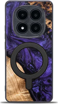 Produktbild von Bewood Unique Case für Xiaomi Redmi Note 14 Pro 5G - Violett mit MagSafe