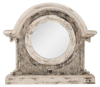 Image de Clayre & Eef Miroir 89x8x82 cm Beige Marron Bois