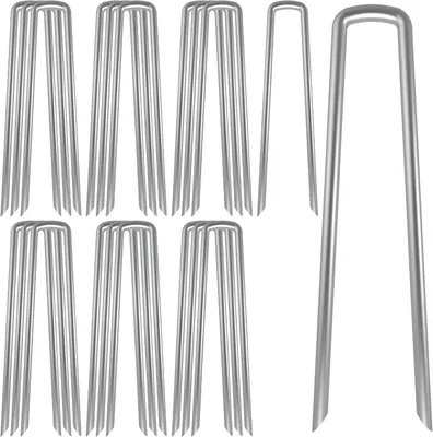Image de Piquets de jardin galvanisés robustes (lot de 25)