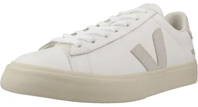 Produktbild von Veja Campo Damensneaker, Leder, White/Natural, nachhaltig produziert - Damenschuhe Top Trends, Weiß, leder
