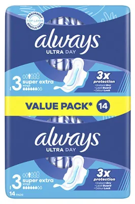 Image de Serviette hygiénique Ultra Day Super Extra Duo 14 pcsü