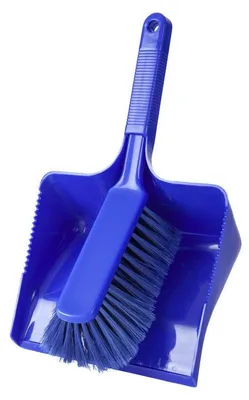 Produktbild von Haug Bürsten Kehrgarnitur blau Kunststoff 35.0 cm breit