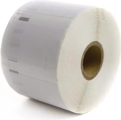Produktbild von JetWorld Etiketten Ersatz Dymo LW Schwarz auf Weiß 32*57mm LW 11354 (S0722540) 1000 Stück/Packung