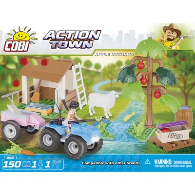 Image de Cobi Action Town Petit tracteur récolte blocs de construction