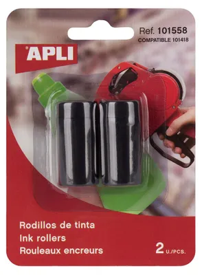 Image de Rouleau Encre Apli 12899 Recharge D'encre Fiable Pour étiqueteuse. - Apli