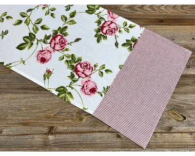 Immagine prodotto di Runner da tavola DORRIT motivo rose, in 100 % cotone, 40x100 cm