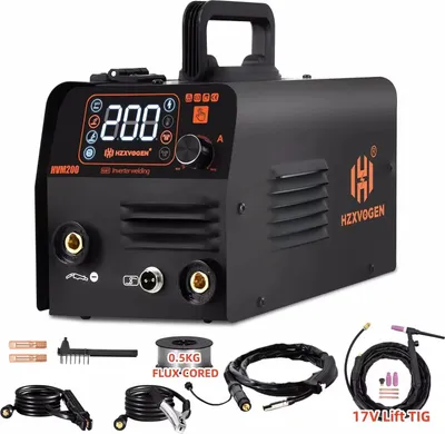 Obrázek produktu pro Svařovací stroj, kompatibilní s MIG TIG MMA, automatický posuv drátu, se svařovacím hořákem TIG