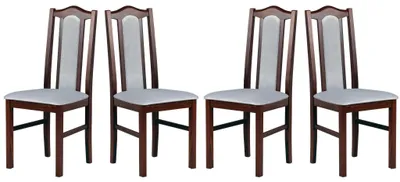 Produktbild von ESSZIMMERSTUHL - 4er-Set Bos 2 nussbaum zetta 302