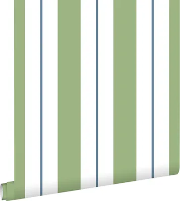 Obrázek produktu pro ESTAhome tapeta pruhy zelená a modrá 50 x 900 cm