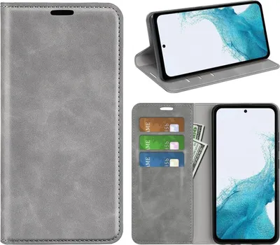 Immagine prodotto di Custodia per Samsung Galaxy A54 5G Custodia per telefono cellulare Custodia Flip Cover Borsa Custodia Grigio