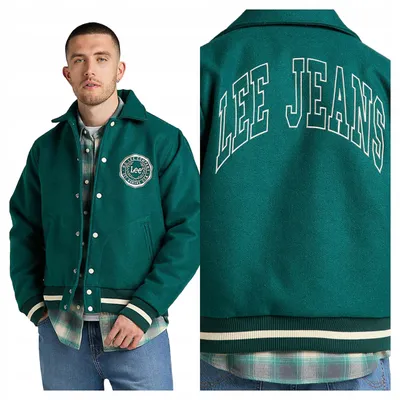 Immagine prodotto di Lee | Giacca varsity da uomo, giacca di transizione, stile college, casual, moderna, taglia XXL