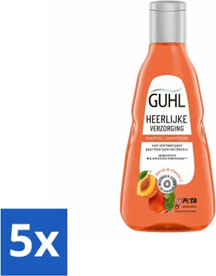 Produktbild von Guhl Shampoo - Wunderbare Pflege - 250 ml - Vorteilspack - 5 Stücke