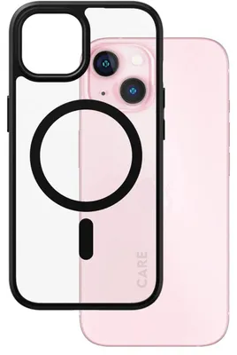 Produktbild von PanzerGlass CARE Flagship Colors iPhone 15 schwarz