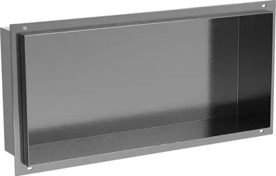 Obrázok produktu pre Mexen X-Wall-NR bezprírubová vstavaná polica 45 x 20 cm, sivá, brúsená - 19E1452010