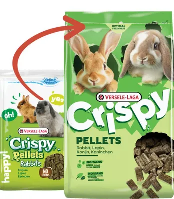 Productafbeelding van Versele-Laga Crispy Vezelrijke pellets voor konijnen 2 kg | complete korrelvoeding