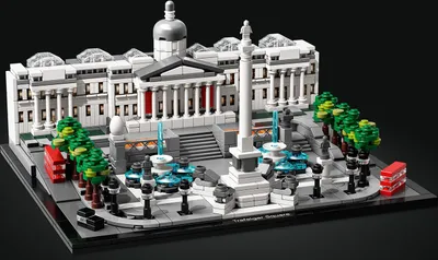 Produktbild von LEGO 21045 Architecture Trafalgar Square, Modellbausatz für Kinder und Erwachsene, perfektes London Souvenir & Set zum Stressabbau