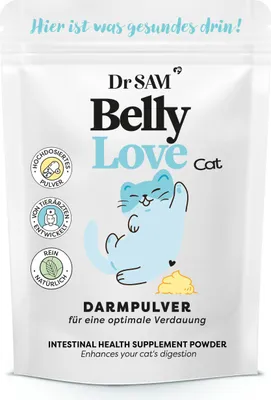 Zdjęcie produktu dla Dr SAM BellyLove Cat - Karma uzupełniająca żołądkowo-jelitowa dla kotów 90g
